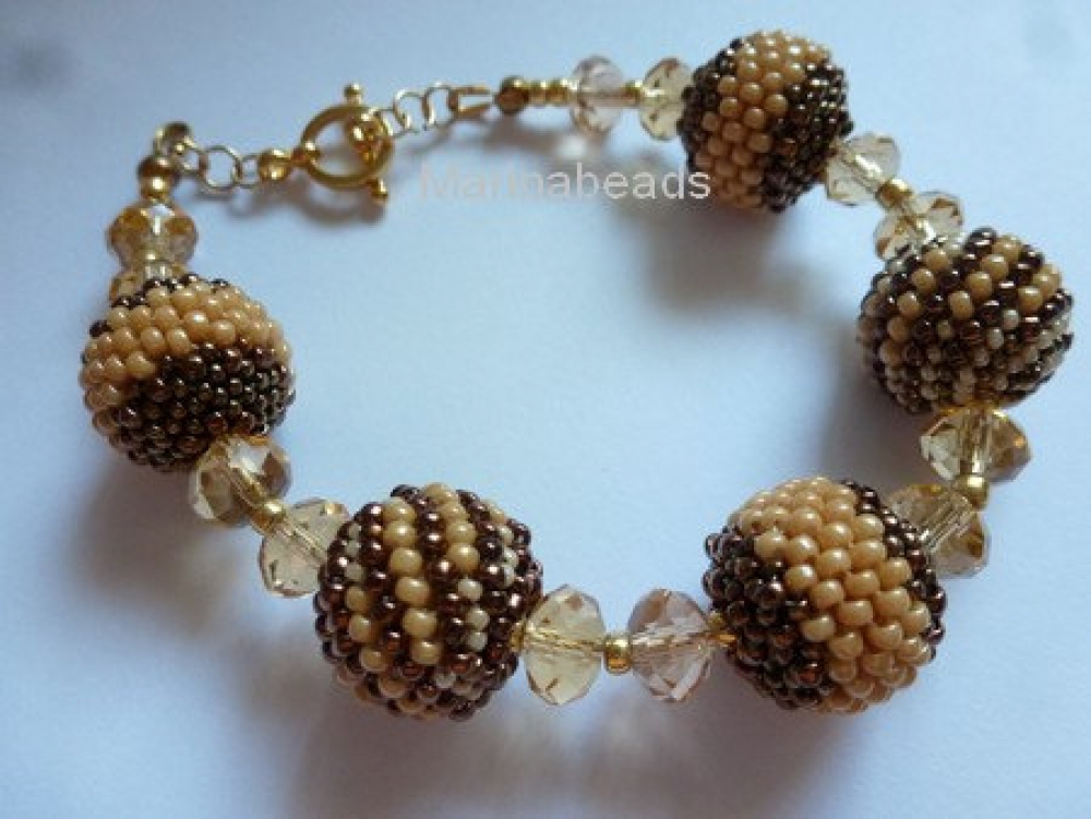 Tutorial Beaded bead MARINABEADS
